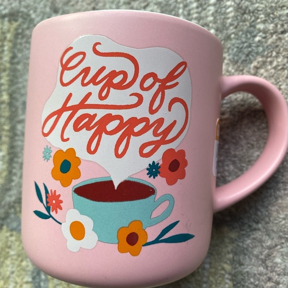 Opal house Ceramic Pink Floral Mug - Cup of Happy - Picture 3 of 5